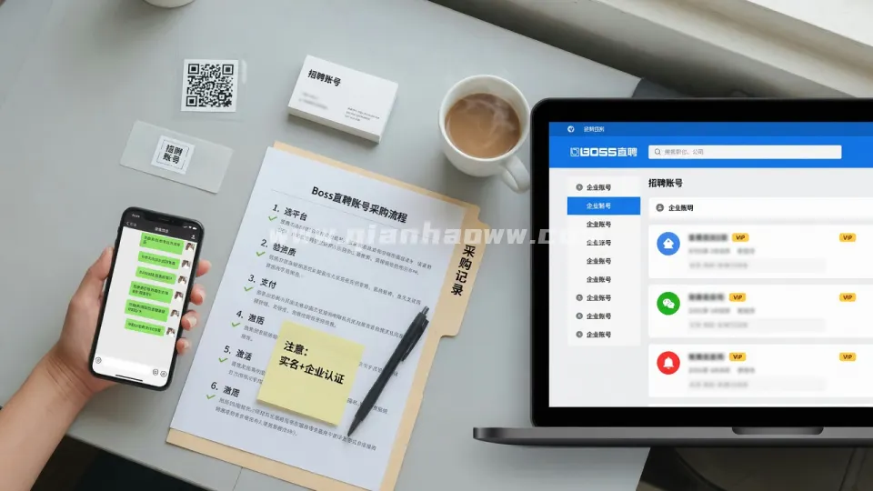 Boss直聘账号采购完整教程指南